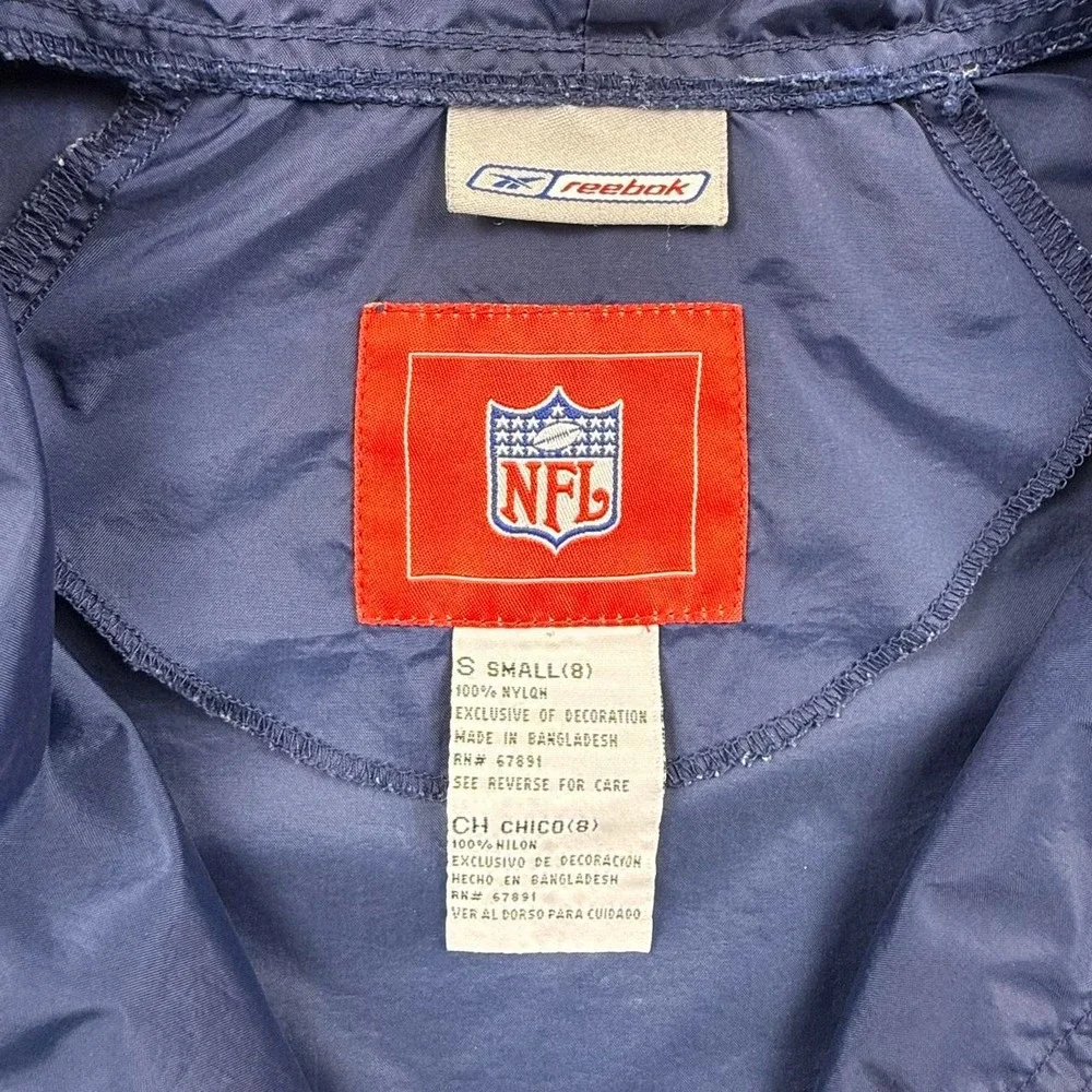 Vintage Y2K Reebok NFL Tennessee Titans Youth Anorak Windbreaker Youth S